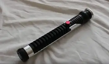 One Replicas SSQY Qui-gon Jinn Super Stunt Lightsaber Hilt DIY 