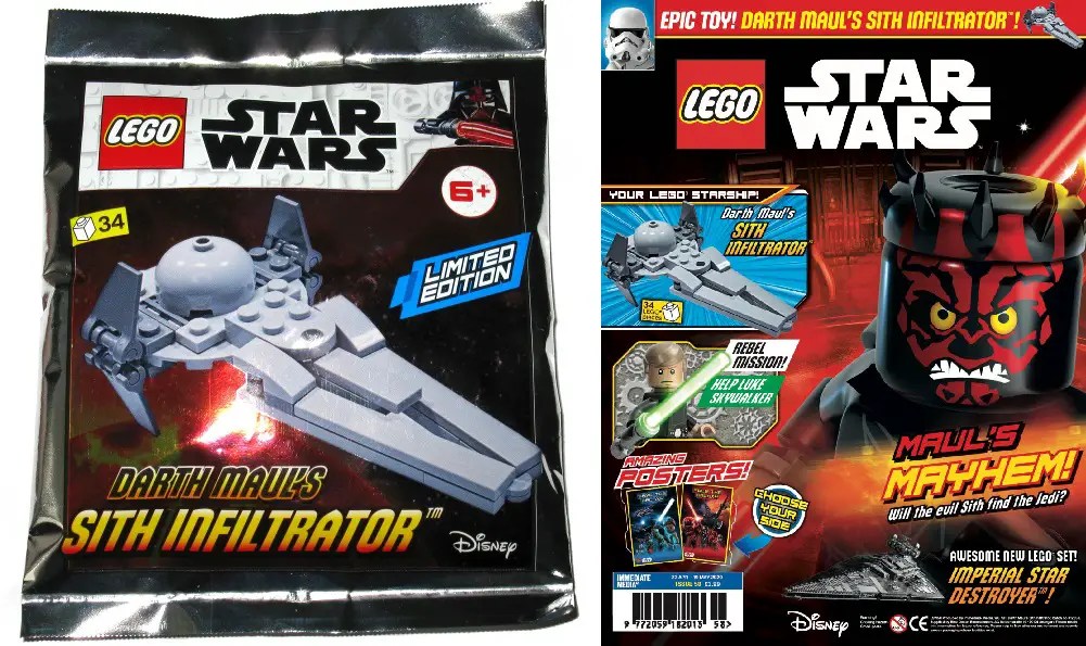 Every LEGO Star Wars Sith Infiltrator in the Collection The